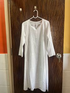 34 Bust Chikankari Kurta For Women