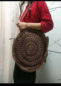 Crocheted Knit Bag 🛍️