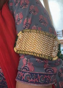 Sterling Silver Kundan Bajuband