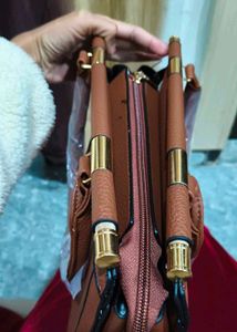 Chemistry Brown Handbag