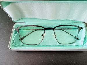 Green Coated Zero Power Eyeglasses