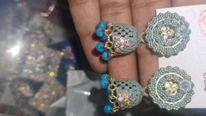 New jhumkaa Sky Blue