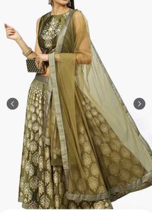 Olive Green Lehenga Choli