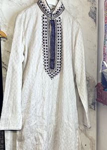 Elegant White Kurta(A-1) Quality 100%🫶🏻