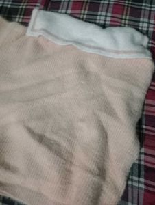 Pink Cardigan with White Collar