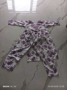 Floral Print Kurta Set