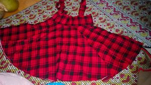Korean Checks Skirt