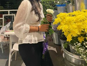 White Long Sleeve Top