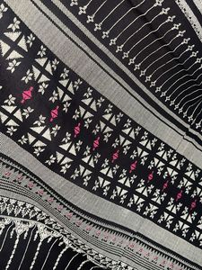 W Black Printed Dupatta