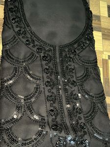 Beaded Black Dress