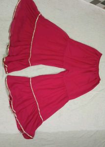 Pink Sequins Kurti &amp; Sharara