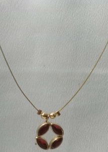 Elegant Red Stone Necklace