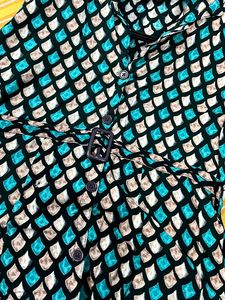 Patterned Mini Dress