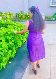 Purple Party Dress