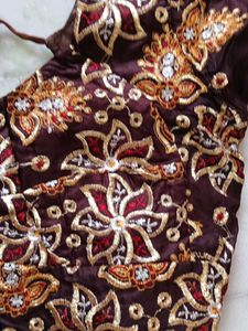 Desighner Pure Silk Saree With Blouse