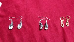 Cute Crafted Silver Earrings 💖