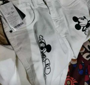 New Trendy Printed Jeans