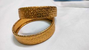Gold Bangles (Set of 2)