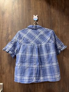 Blue Plaid Shirt