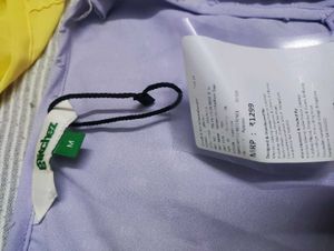 Cute Lavender Tie-Up Crop Top (S)