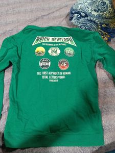 Green Graphic Hoodie