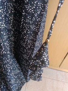 Fit &amp; Flare Dress/Kurti With Latkan In Belt