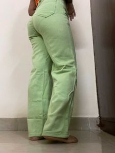 Trendy Neon Ripped Jeans – Adjustable Waist
