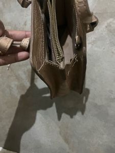 Mango Crocodile-Effect Mini Bag