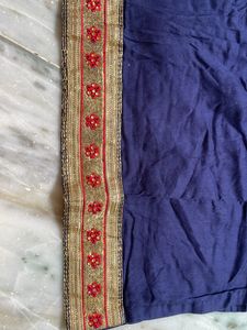Heavy Embroidery Navy Blue Suit