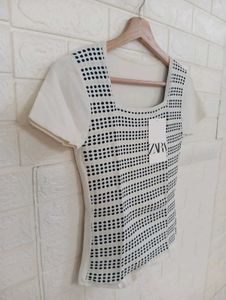 White Short Sleeve Top