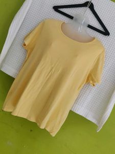 Yellow Casual T-Shirt