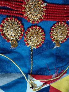 Red Chokar Set