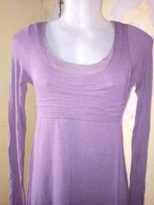 Casual Purple Mini Dress