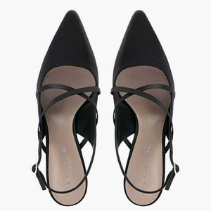 Black Slingback Heels