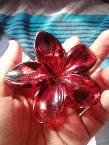 Red Flower Hair Clip
