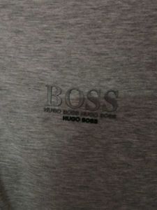 HUGO BOSS Men&#39;s Grey Tshirt