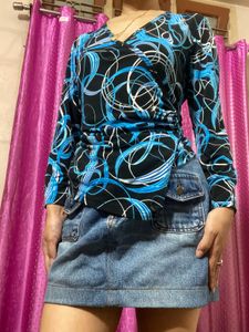 Abstract Wrap Top
