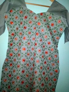 Embroidered Kurta Pant With Dupatta Set(Women&#39;s)