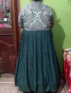Elegant Green Ethnic Gown