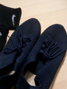 Navy Blue Shoe