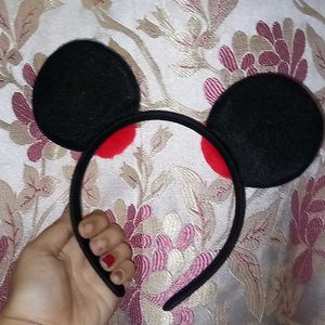 Sequin Mickey Ears Headband Sprinkle Dount Hairban