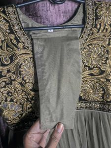 New Brown Anarkali