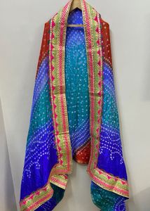 Silk Bandhani Dupatta