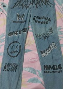 Magic Declaration Graphic Jeans