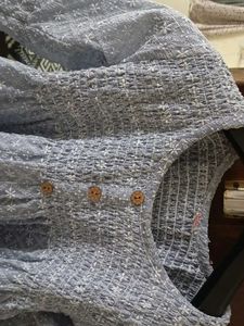 Short chickankari kurti...