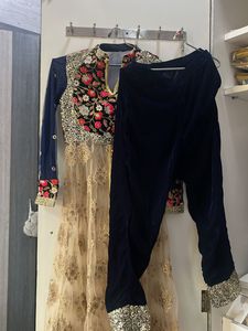 Embroidered Indian Outfit