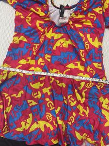 Funky Pattern Swimming Costume
