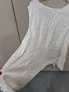 White Lace Sleeveless Top