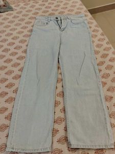Light Wash Wide Leg Jeans