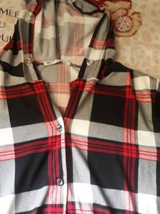 Red &amp; Black Plaid Shirt